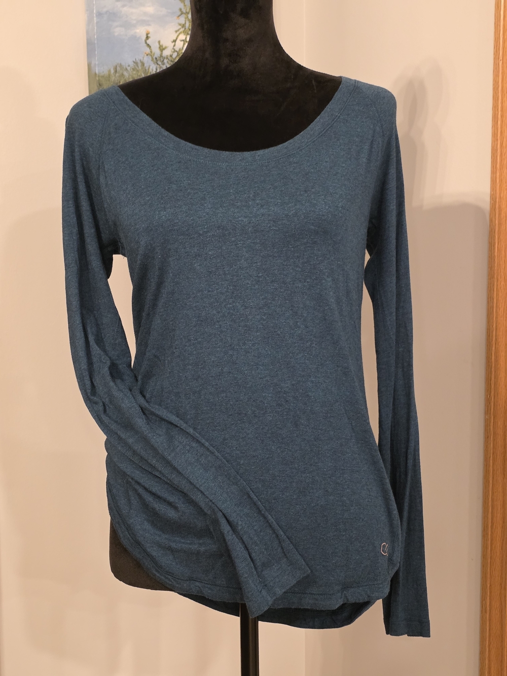 CALIA Women's Activewear Top In Dark Blue- Size Medium.
